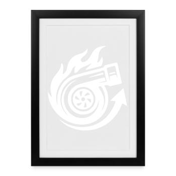 Turbo Boost Tuning - Framed poster (27 × 37 cm) - black - Front