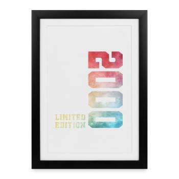 26th Birthday Limited Edition 2000 Vintage 2000 - Framed poster (27 × 37 cm) - black - Front