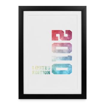 16th Birthday Limited Edition 2010 Vintage 2010 - Framed poster (27 × 37 cm) - black - Front