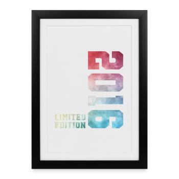10th Birthday Limited Edition 2010 Vintage 2010 - Framed poster (27 × 37 cm) - black - Front
