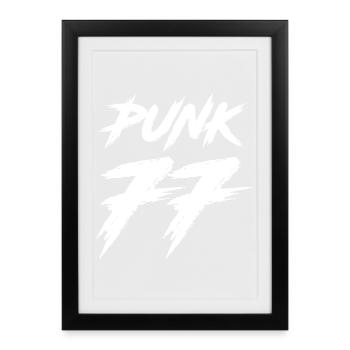 PUNK - Framed poster (27 × 37 cm) - black - Front