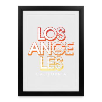 Los Angeles Friendship Design Pack - Framed poster (27 × 37 cm) - black - Front