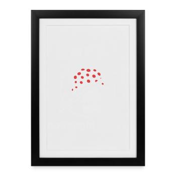 NFT - Pas de funghi aujourd’hui - Affiche encadrée (27 × 37 cm) - noir - Devant