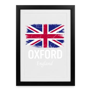 Oxford - Affiche encadrée (27 × 37 cm) - noir - Devant