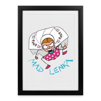 MADLENKA - DS - Framed poster (27 × 37 cm) - black - Front