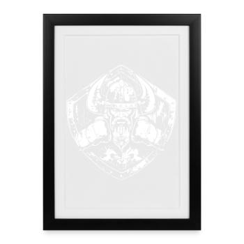 Viking Boxing MMA - Framed poster (27 × 37 cm) - black - Front