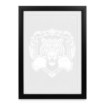 Tiger Boxing MMA - Framed poster (27 × 37 cm) - black - Front