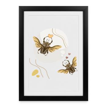 Insect - Framed poster (27 × 37 cm) - black - Front