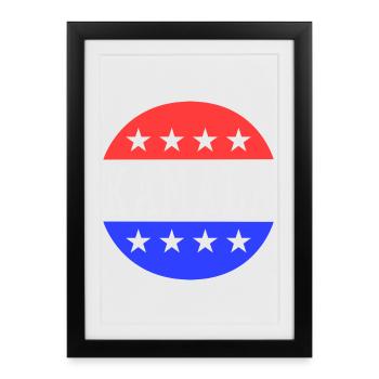 Kamala - Framed poster (27 × 37 cm) - black - Front