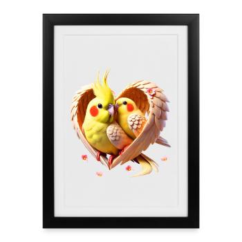 Nymphheart (02) - Framed poster (27 × 37 cm) - black - Front