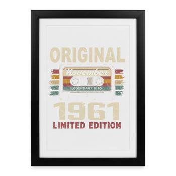 November 1961 Gift November 1961 - Framed poster (27 × 37 cm) - black - Front