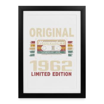 November 1962 Gift November 1962 - Framed poster (27 × 37 cm) - black - Front