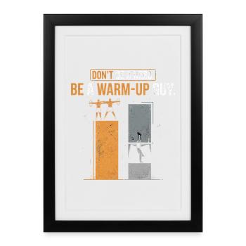 Hero Calisthenics - Framed poster (27 × 37 cm) - black - Front