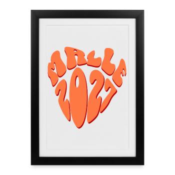 Malle 2027 - Framed poster (27 × 37 cm) - black - Front