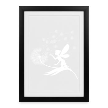 Fairy Wind and Dandelion Dust - Framed poster (27 × 37 cm) - black - Front