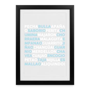 Malaguita (dark) - Framed poster (27 × 37 cm) - black - Front