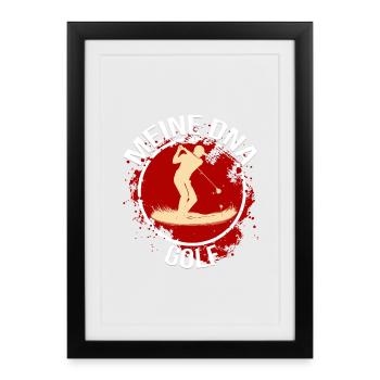 Mein DNA - Gerahmtes Poster (27 × 37 cm) - Schwarz - Vorne