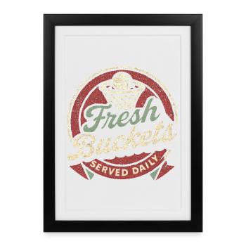 Basketball Spruch Humor Basketballer Geschenkidee - Gerahmtes Poster (27 × 37 cm) - Schwarz - Vorne