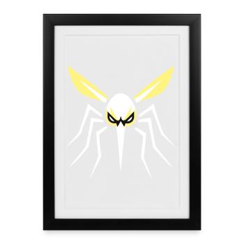 Mosquito, Mosquito, Insect, Evil - Framed poster (27 × 37 cm) - black - Front