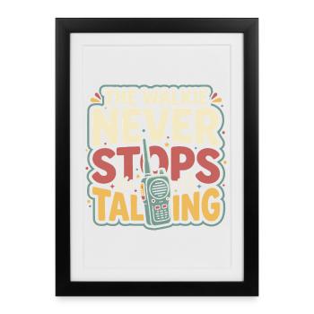 Head of the daycare center, head of the preschool - Framed poster (27 × 37 cm) - black - Front