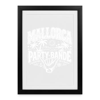 Gang du Parti de Majorque - Affiche encadrée (27 × 37 cm) - noir - Devant