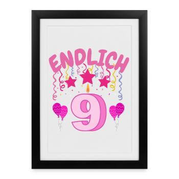 finally 9 - Framed poster (27 × 37 cm) - black - Front