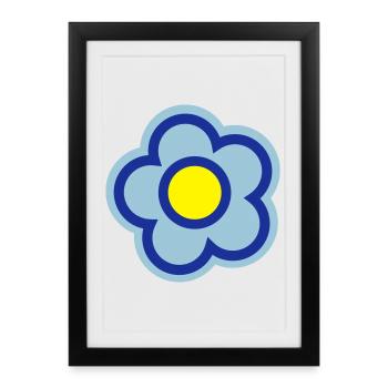 flower, spring, summer - Framed poster (27 × 37 cm) - black - Front