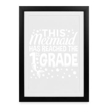 Student 1st class - Framed poster (27 × 37 cm) - black - Front