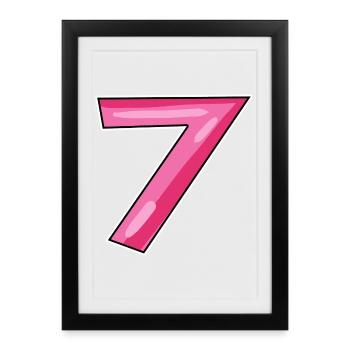 7 - Framed poster (27 × 37 cm) - black - Front