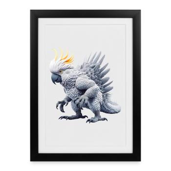 Kakaduzilla (01) - Affiche encadrée (27 × 37 cm) - noir - Devant