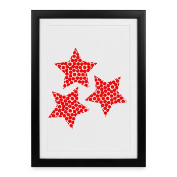 HAPPY NEW YEAR. NEW YEAR'S EVE. NEW YEAR - Framed poster (27 × 37 cm) - black - Front