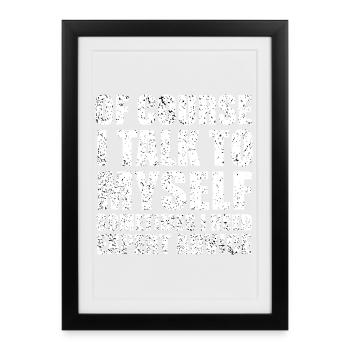 Cool quote - Framed poster (27 × 37 cm) - black - Front