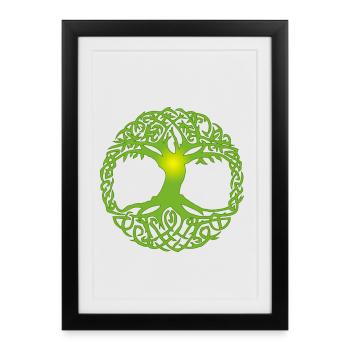 Celtic Abbre - Framed poster (27 × 37 cm) - black - Front