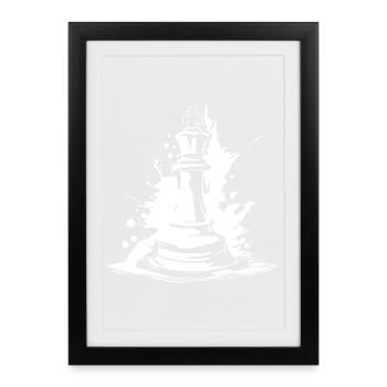 Pièce - Affiche encadrée (27 × 37 cm) - noir - Devant