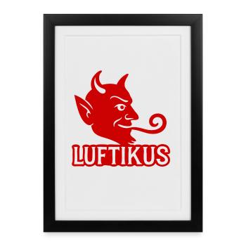 Luftikus - Affiche encadrée (27 × 37 cm) - noir - Devant