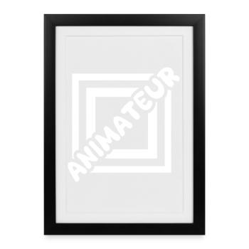 Job Animator - Framed poster (27 × 37 cm) - black - Front