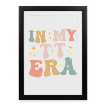 Ma Nouvelle Ère de Super Mamie, tata - Affiche encadrée (27 × 37 cm) - noir - Devant