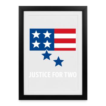 Justice For Two - Framed poster (27 × 37 cm) - black - Front
