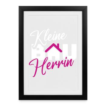 Petit constructeur Hausliebe Design - Affiche encadrée (27 × 37 cm) - noir - Devant