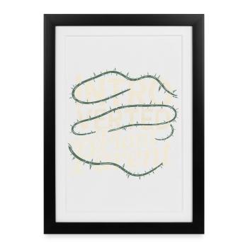 Introverted Plant Parent - Framed poster (27 × 37 cm) - black - Front