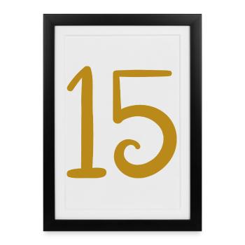 15 - Framed poster (27 × 37 cm) - black - Front