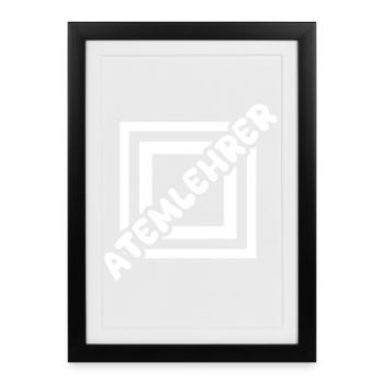 Gift for Breathing Instructor - Framed poster (27 × 37 cm) - black - Front