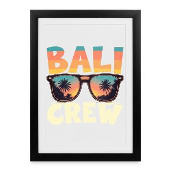 Équipage de Bali - Affiche encadrée (27 × 37 cm) - noir - Devant