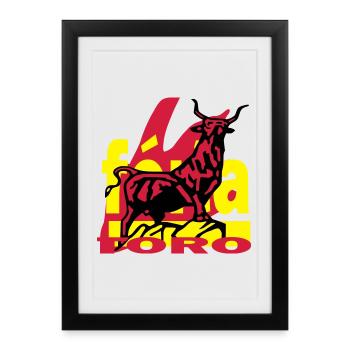 Feria 2 - Framed poster (27 × 37 cm) - black - Front