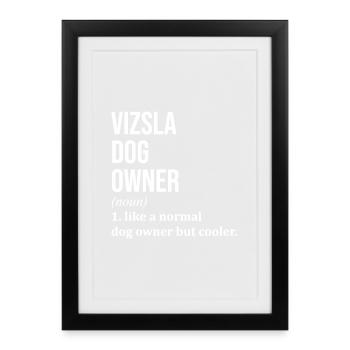 Vizsla Vizsla Vizsla - Framed poster (27 × 37 cm) - black - Front