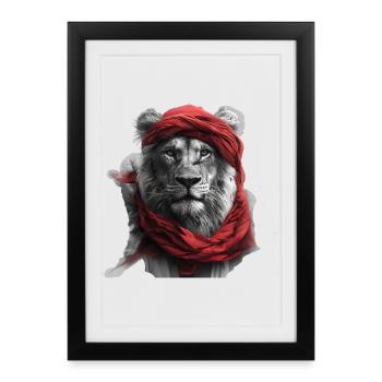 Desert King - Framed poster (27 × 37 cm) - black - Front