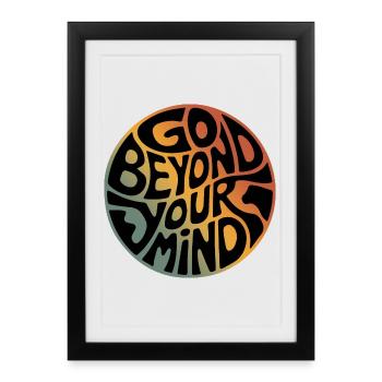 Go Beyond Your Mind - Framed poster (27 × 37 cm) - black - Front