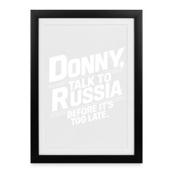 Wear it on the street, at the demo, in everyday life - Framed poster (27 × 37 cm) - black - Front