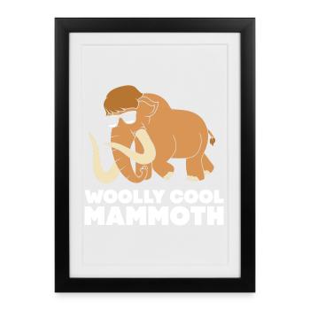 Mammoth - Framed poster (27 × 37 cm) - black - Front