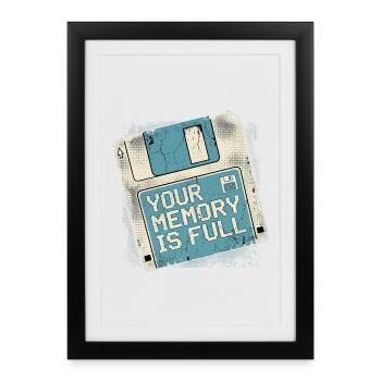 Your Memory - Framed poster (27 × 37 cm) - black - Front